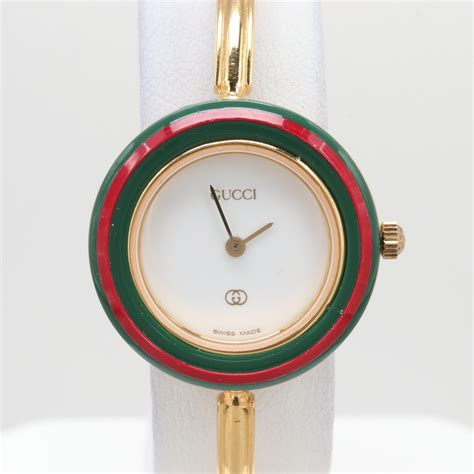 gold gucci bezel watch|gucci watch bezel replacement.